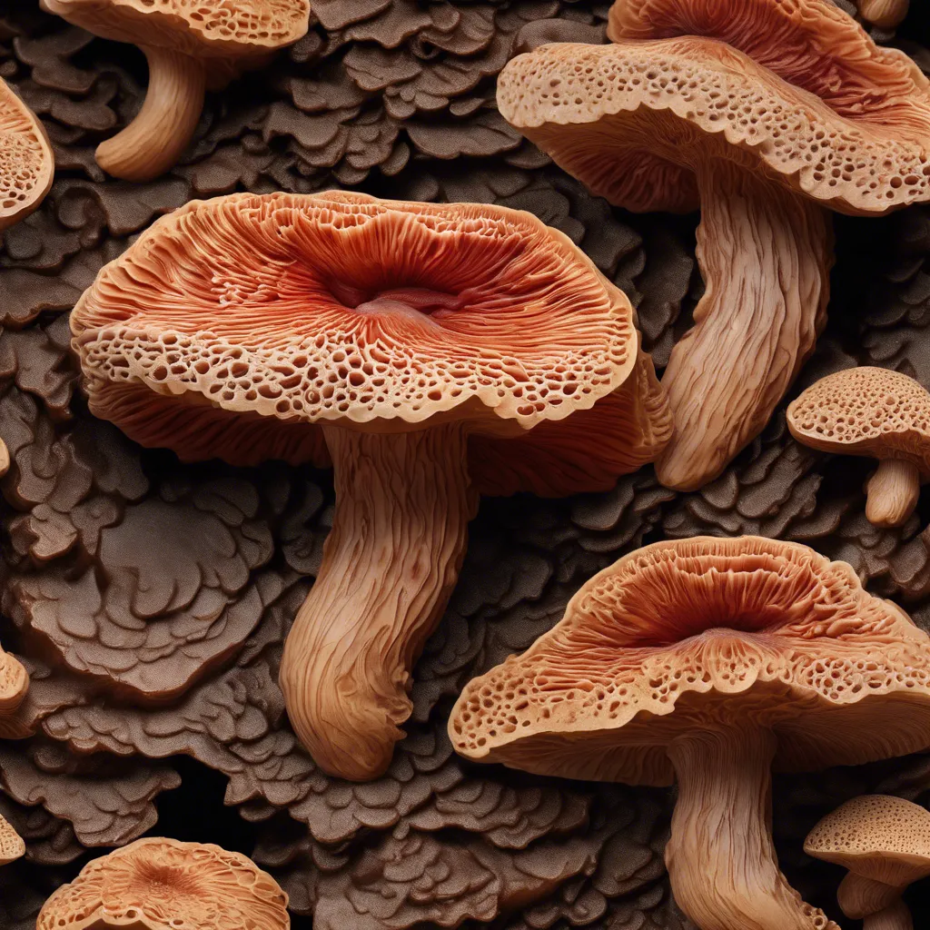 une image d’un champignon de reishi pour ses bienfaits
